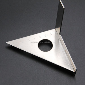 90 grados de acero inoxidable métrica cuadrada diseño madera gobernante Mitra triangular gobernante - Product Image 5
