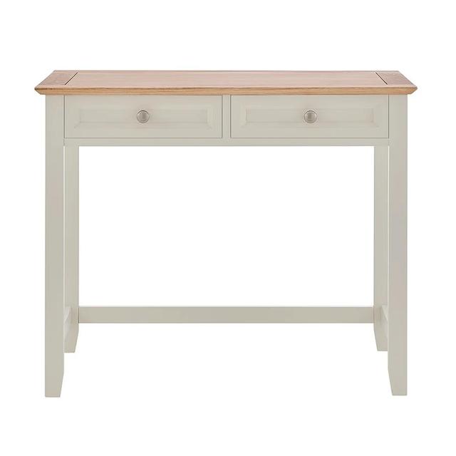 Modern Solid Wood Console Table 3 Drawers Open Shelf Narrow Entryway Table Eco Friendly for Living Room Hallway Hotel Apartment