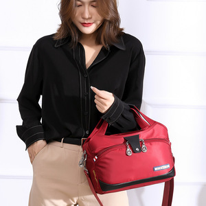 Sac à bandoulière transfrontalier grande capacité style coréen pour femme, nouveau sac fourre-tout léger décontracté en tissu Oxford pour trajets quotidiens - Product Image 2