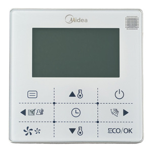 แผงควบคุมแบบมีสายสำหรับเครื่องปรับอากาศกลาง Midea รุ่น KJR-90DBK-ECE 17317100001555 สำหรับใช้ในที่อยู่อาศัย - Product Image 1