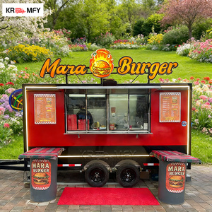 รถขายอาหารและรถพ่วงขายอาหารพร้อมอุปกรณ์ครบครันมาตรฐานสหรัฐอเมริกา ธุรกิจเคลื่อนที่เชิงพาณิชย์ รถขายกาแฟเคลื่อนที่ - Product Image 6