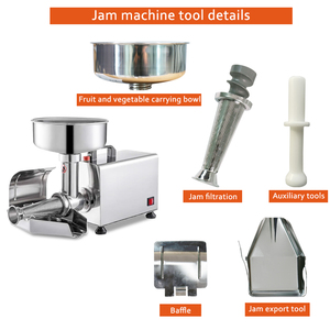 Industrial Fruit <b>Paste</b> Jam Blender Core Motor Component Lemon Pepper Chili Tomato Sauce <b>Grinding</b> Jam Making Machine - Product Image 3