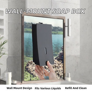 Meilleur distributeur mural de savon, shampoing, désinfectant, gel douche pour la maison, l'hôtel et la salle de bain - Product Image 2
