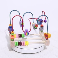 Jeu éducatif pour bébés LINK BRAND LK-BP5-10, labyrinthe à billes en bois Montessori, montagnes russes, jeu de glisse pour les enfants de 0 à 24 mois, unisexe