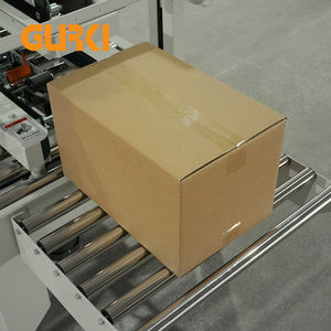 Высокоскоростной автоматический упаковщик коробок GURKI с регулируемой верхней и нижней лентой для картонных коробок, упаковки одежды и деревянных изделий - Product Image 4