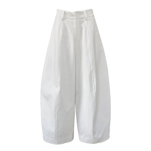 <span class=keywords><strong>Pantalones</strong></span> de Algodón de Pierna Ancha con Corte Tridimensional Estilo Retro Americano Luxi, de Cintura Media, con Parches y Costuras Desgastadas, Novedad de Primavera - Product Image 1