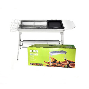 Modern Stainless Steel Charcoal <b>BBQ</b> Grill Portable Durable Outdoor Thickened Rack Household <b>Tools</b> - Product Image 5