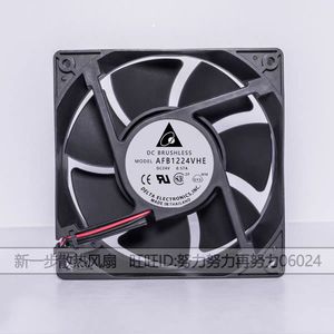 เดลต้า AFB1224VHE พัดลมไร้แปรงถ่าน 120 มม. 24V 0.57A DC สำหรับอินเวอร์เตอร์ความถี่ - Product Image 1