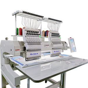 1200 RPM High Speed Two Head <b>Sewing</b> Machinery Single Head Programmable Embroidery <b>Machine</b> <b>for</b> Cap Shirt - Product Image 2