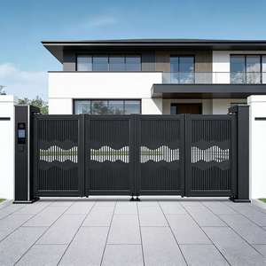 Porte de <span class=keywords><strong>garage</strong></span> automatique enroulable en alliage d'aluminium de haute qualité, style moderne, résistante au vent, pour usage agricole et résidentiel - Product Image 3
