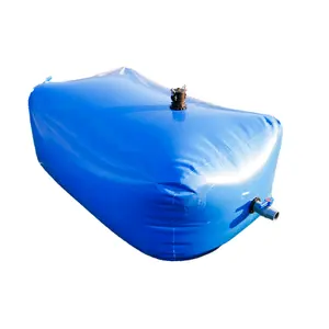 PVC Water Tank 300litres Collapsible Flexible Foldable Foldable Bladder Tank For Irrigation Drinking Water Disaster Relief