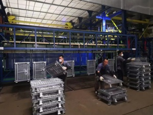 1200*1000*890Mm Kim Loại <span class=keywords><strong>Stackable</strong></span> Wire <span class=keywords><strong>Mesh</strong></span> Pallet <span class=keywords><strong>Cage</strong></span> - Product Image 6