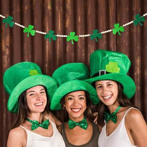 <span class=keywords><strong>พวงมาลัย</strong></span>ลูกปัดไม้สำหรับวันเซนต์แพทริก พร้อมจี้รูปใบโคลเวอร์ ตกแต่งถาดแบบชั้นๆ ด้วยลูกปัดธีมไอริช สำหรับงานเฉลิมฉลองเดือนมีนาคม - Product Image 6