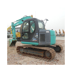 Excavadora de cadenas Kobelco SK70SR usada de 7 toneladas con larga vida útil, miniexcavadora SK75 en stock para la venta - Product Image 1