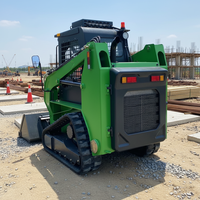 Chargeuse compacte sur chenilles HAIJU TS50, capacité 700 kg, commande par joystick hydraulique, hauteur au pivot de la benne 2730 mm, en promotion