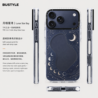 Coque de téléphone portable antichoc en PC rigide avec protection magnétique 360° anti-jaunissement et bords en TPU/TPE pour 14/15/16/17/18 Pro