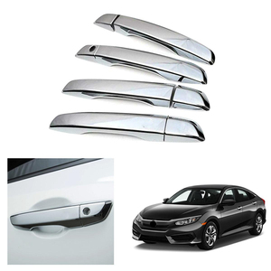 Cubiertas Cromadas para Manijas de Puerta de Coche WZXD con Orificios para Llave Inteligente, Accesorios de Protección para Manijas de Puerta, para 2016 - Product Image 3