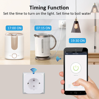 Enchufe Inteligente WiFi 16A/20A Enchufe Europeo Cozylife Control Remoto Temporizador Monitor de Energía Compatible con Voz Alice Google Home Alexa