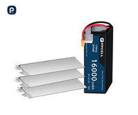 Baterai LiPo 30Ah 3C Densitas Energi Tinggi untuk Drone UAV |   Baterai Lithium Polymer 3.7V 252g 440Wh/kg