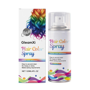 GleamXi Vente en gros de colorant capillaire <span class=keywords><strong>temporaire</strong></span> <span class=keywords><strong>rose</strong></span> rouge argenté en spray 120 ml - Product Image 1