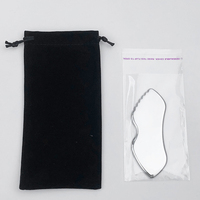 Outil de raclage musculaire Gua Sha en acier inoxydable de qualité médicale, masseur de méridiens et d'oculaire, outil de Massage de thérapie des tissus mous et des cicatrices