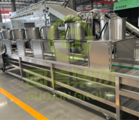 RVS friteuse, handmatig, multifunctioneel, elektrische warmtepomp, fruitverwerkingsmachine voor bananenplakjes, voor gebruik in de voedingsmiddelenindustrie