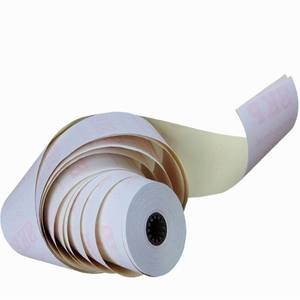 Ingrosso 75mm x 75mm 3 strati carta non Carbonless POS rotoli di carta personalizzata NCR ricevuta con caratteristiche ad alta visibilità - Product Image 5