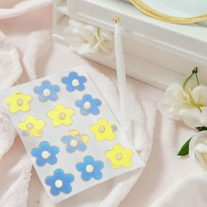 Patch anti-acné unisexe de marque autorisée à 12 points avec gemme hydrocolloïde, vente en gros de patchs pour le visage - Product Image 1