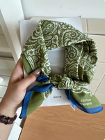 Op maat gemaakte paisley-lijnpatroon katoenen sjaal, op maat bedrukte vierkante bandana's met logo, 55*55cm, bandana's, nekdoek, hoofdsjaal, feest