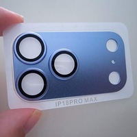 Protection d'objectif d'appareil photo en verre trempé métallique 9H ultra-mince pour 17/18 Pro Max (vente en gros)
