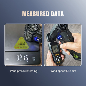 Handgeführter Hochdruck-Luftbläser mit über 300 starker Windleistung, Violent Fan 130000 U/min, Mini-Turbogebläse, Wiederaufladbar, Typ-C Schnellladung - Product Image 3