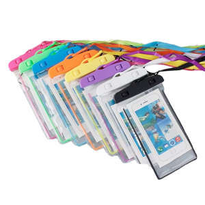 <strong>Waterproof</strong> PVC Phone Pouch Universal Mobile <strong>Bag</strong> for <strong>Smartphones</strong> Clear Design - Product Image 1