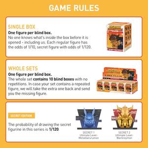 100% authentique, boîte mystère en PVC Digimon Adventure du Japon, ensemble complet, édition secrète, figurines d'<span class=keywords><strong>action</strong></span> de 6 à 7 cm, jouets de collection POPMART - Product Image 3