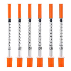 Veterinary Insulin <b>Syringe</b> and Needles 0.5ml/1ml 30G <b>Disposable</b> Safety Animal Use - Product Image 1