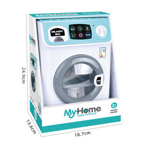 Jouet interactif pour enfants d'âge préscolaire : mini lave-linge et sèche-linge électroménager pour garçons et filles - Product Image 6