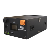 Boîtier de batterie DIY 48V 280AH avec fonction WiFi, équipé d'un nouveau BMS 200A + WiFi + équilibreur actif 2A pour cellules LiFePO4 (boîtier vide)