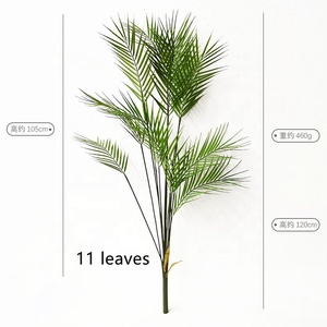 KEWEI 143 branche de palmier artificiel Areca Real Touch feuille de palmier <span class=keywords><strong>Chrysalidocarpus</strong></span> Lutescens Bundle - Product Image 4