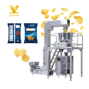 Automatic Vertical French Fries Snack Potato Chips Packing Machine with Electronic Combination Scale