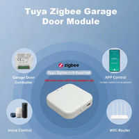 Module de rétrofit Tuya Smart Zigbee pour ouvre-porte de garage, compatible Alexa et Google Assistant, pour usage domestique et application Smart Life