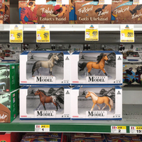 Figuras de Caballos en Miniatura de Plástico Sólido Realistas