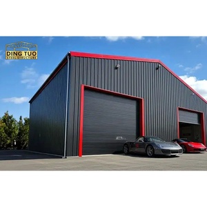 Nhà để xe bằng thép đúc sẵn được chứng nhận ISO, cách âm và cách nhiệt, dùng trong công nghiệp và thương mại - Product Image 2