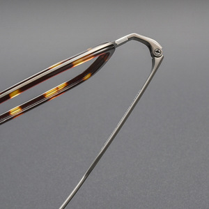 Monture de lunettes rétro Niche Colorist, style professionnel, luxe léger, double anneau, inspirée des designers, support de lunettes AC pour femme M811S - Product Image 2