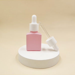 Luxury Cosmetic Packaging 15ml Dropper <strong>Bottle</strong> Yellow Green Purple Flat Square <strong>15</strong> <strong>ml</strong> Serum Oil Face Glass <strong>Bottles</strong> - Product Image 5