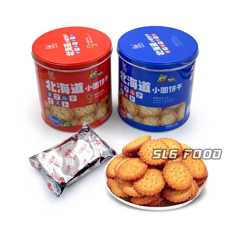 Mini biscuits ronds en assaisonnement personnalisé, 5,5 pièces, vente en gros, de chine