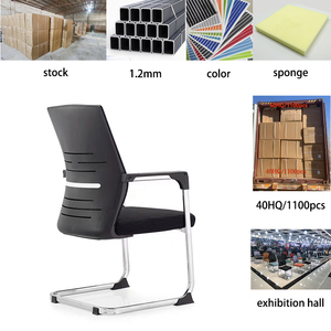 Silla de Oficina Económica al por Mayor, Silla Ejecutiva para Sala de Reuniones, Silla de Conferencia <span class=keywords><strong>Acolchada</strong></span> Apilable para Sala de Capacitación - Product Image 3