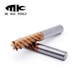 Cnc rắn <span class=keywords><strong>Carbide</strong></span> 6 Flutes độ chính xác cao 60hrc phay Cutter <span class=keywords><strong>End</strong></span> <span class=keywords><strong>Mills</strong></span> với lớp phủ OEM ODM mikai - Product Image 1