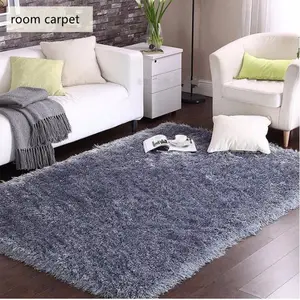 Hot sell shaggy silk polyester carpet 300d silk 1200d silk area rug sales on line Alfombra tapetes Teppich tapis