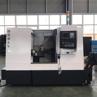 Centre de tournage CNC Fanuc TCK50A Rail linéaire Taiwan à grande vitesse lit incliné torno mecanico avec axe Y et centre de fraisage