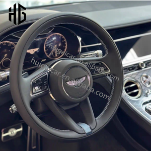 Accessoires de véhicule couverture de <span class=keywords><strong>volant</strong></span> de course de voiture personnalisée pour Bentley Bentayag Muslanne <span class=keywords><strong>volant</strong></span> universel - Product Image 3