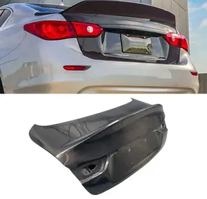 High quality CSL style carbon fiber rear trunk for infiniti Q50 perfect fitment